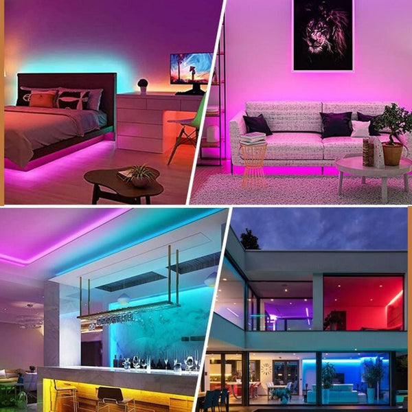 LED Streifen 15 Meter | LED Strip mit App & Fernbedienung | LED Beleuchtung | StreifLux