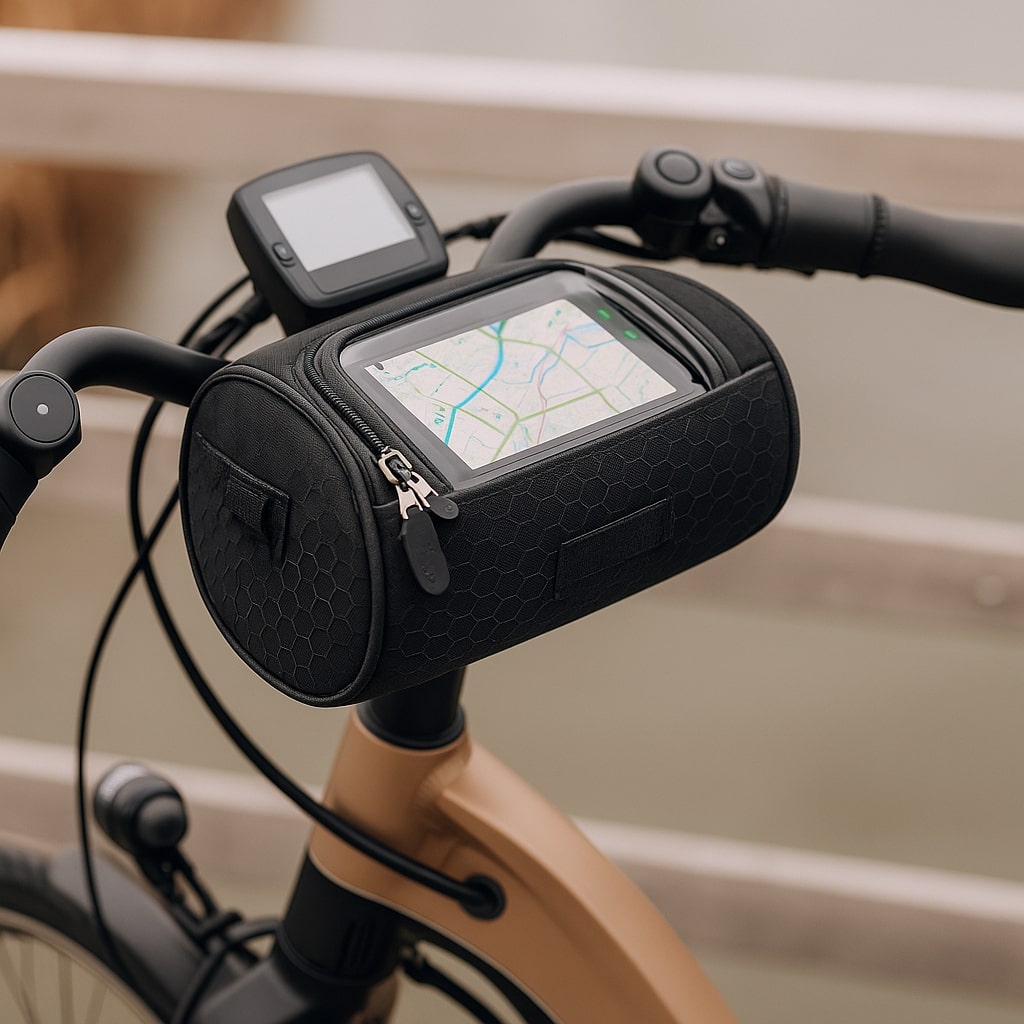 Lenkertasche für Fahrrad | Wasserdichte Fahrradtasche mit Touchscreen | Tourix