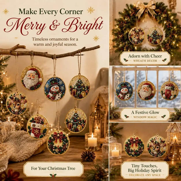 WeihnachtsGlanz™ Kreatives Diamantmalerei-Bastelset