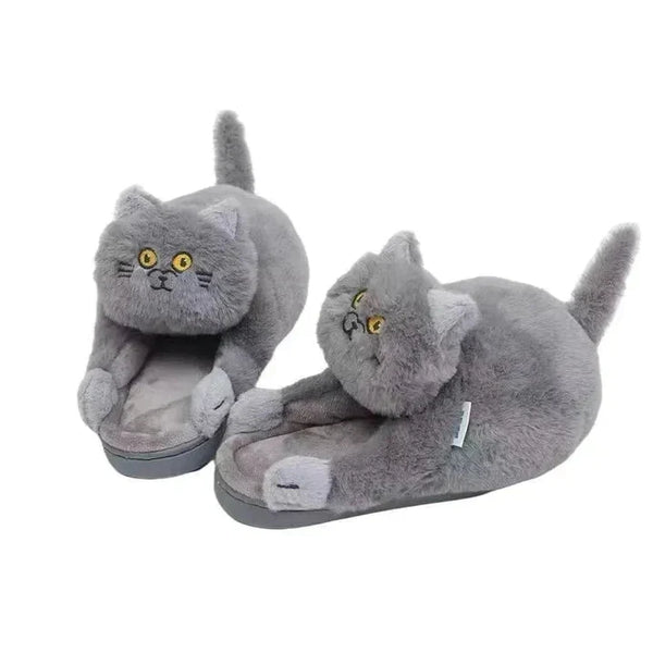 Tommy™ | Kuschelige Katzenpantoffeln
