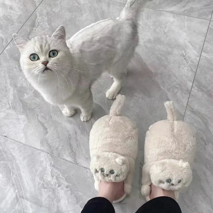 Tommy™ | Kuschelige Katzenpantoffeln