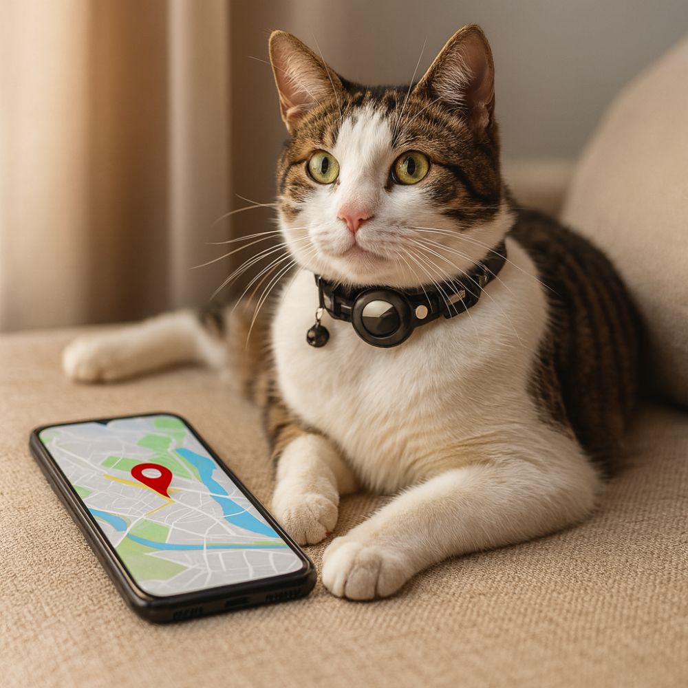 Katzenhalsband mit GPS & Glocke | MiauTrack