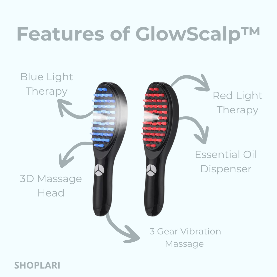 GlowScalp™ Kopf-Massagebürste