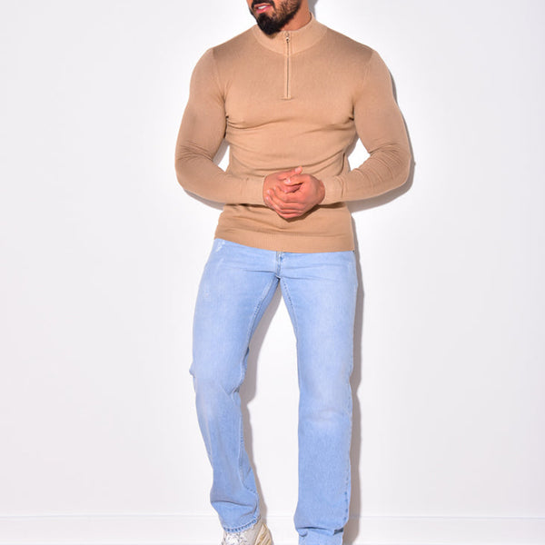 Otto™ - Halblanger Rollkragenpullover mit Reißverschluss