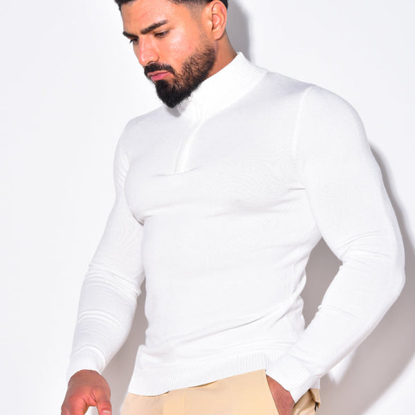 Otto™ - Halblanger Rollkragenpullover mit Reißverschluss