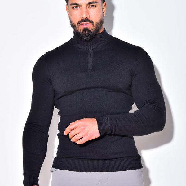 Otto™ - Halblanger Rollkragenpullover mit Reißverschluss