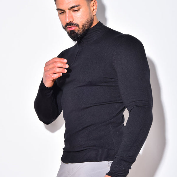 Otto™ - Halblanger Rollkragenpullover mit Reißverschluss