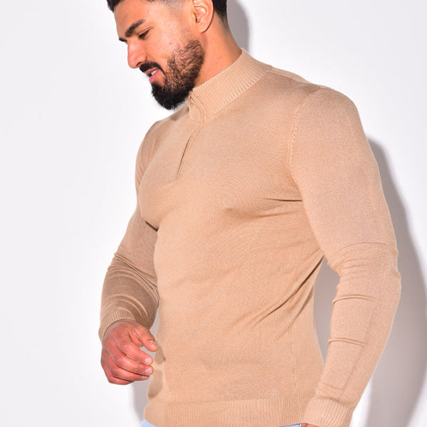 Otto™ - Halblanger Rollkragenpullover mit Reißverschluss