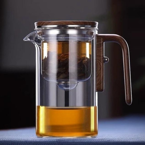 Teekanne aus Glas mit Sieb | PureTee