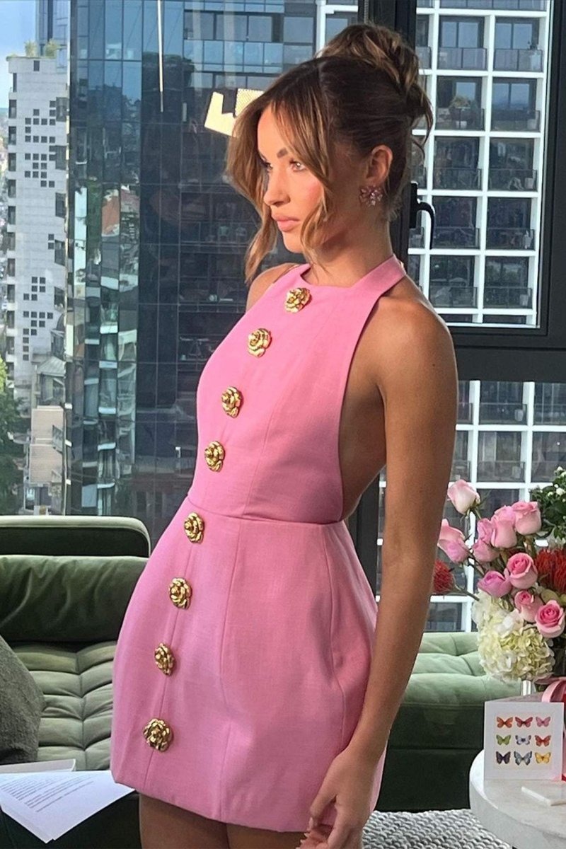 Jolie™ | Rückenfreies Mini-Kleid