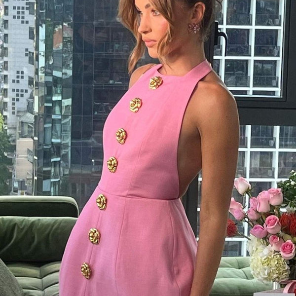 Jolie™ | Rückenfreies Mini-Kleid