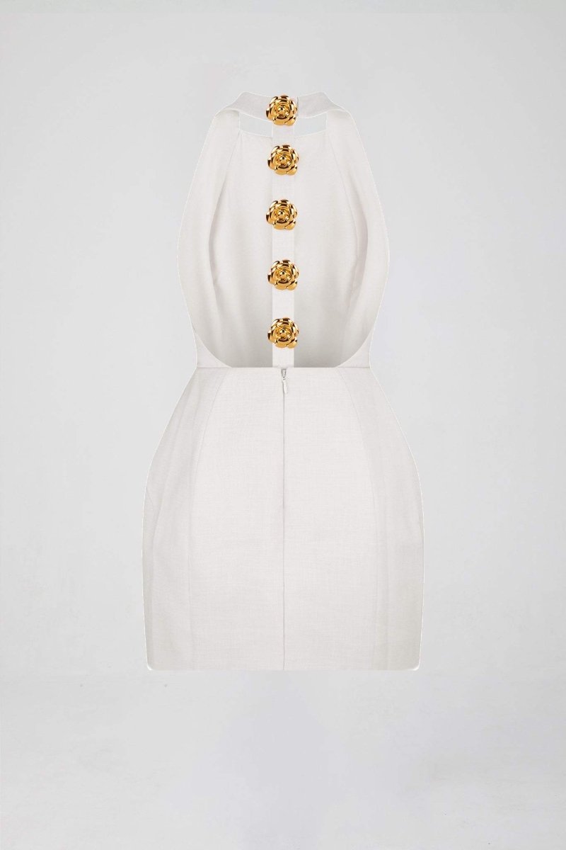 Jolie™ | Rückenfreies Mini-Kleid