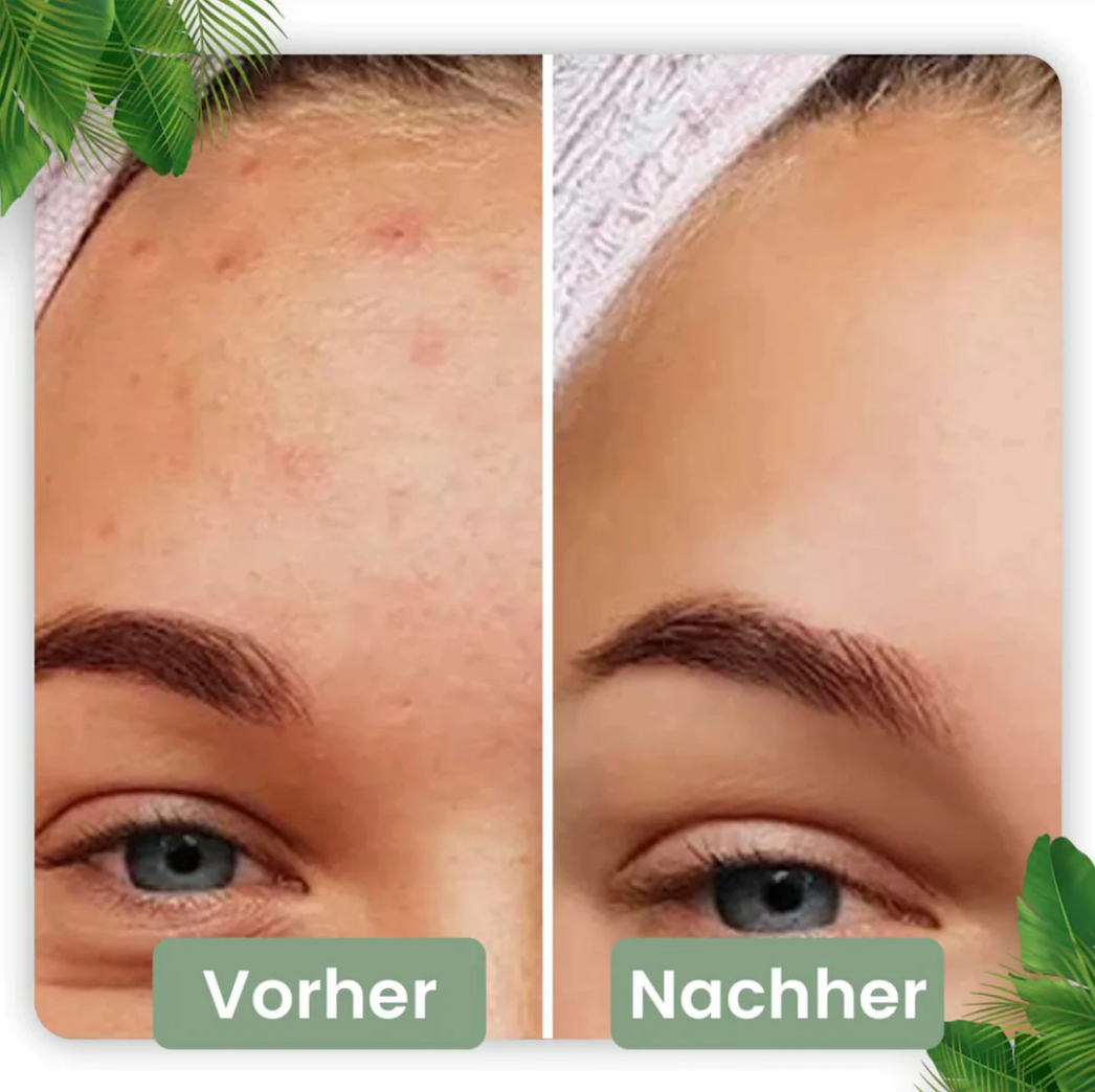 Reinigungsmaske Stick für Gesichtsreinigung | Naturkosmetik mit Grünteeextrakt für Hautpflege | LumiHaut
