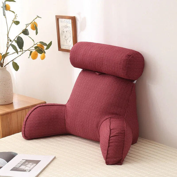 Rückenkissen & Lesekissen | Kissen für Bett & Sofa mit Armlehnen | RelaxKissen
