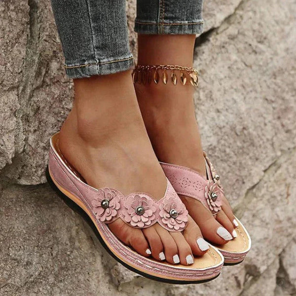 Lena Luxe™ | Bequeme orthopädische Sandalen