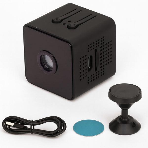 WLAN Überwachungskamera für außen und innen | Kabellose Mini Kamera mit Live Handyübertragung | SicherBlick