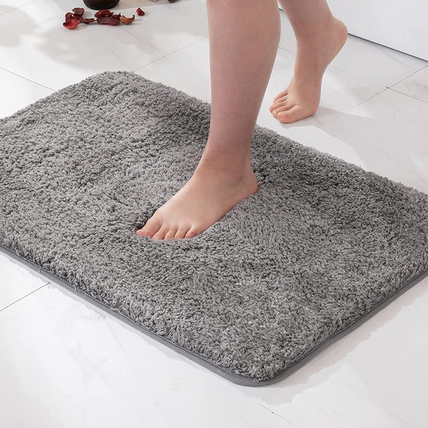 Rutschfeste Badematte | Flauschige Duschmatte | Waschbare Badvorleger | Weichlin