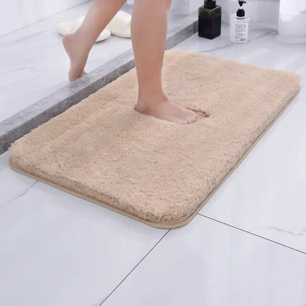 Rutschfeste Badematte | Flauschige Duschmatte | Waschbare Badvorleger | Weichlin