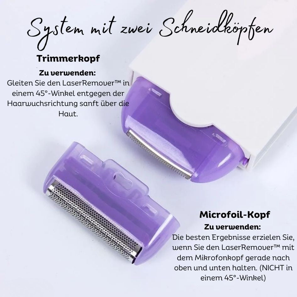 Laser Haarentfernung Gerät | Elektrorasierer und Rasierapparat für sanfte Haarentfernung | SilkLaser