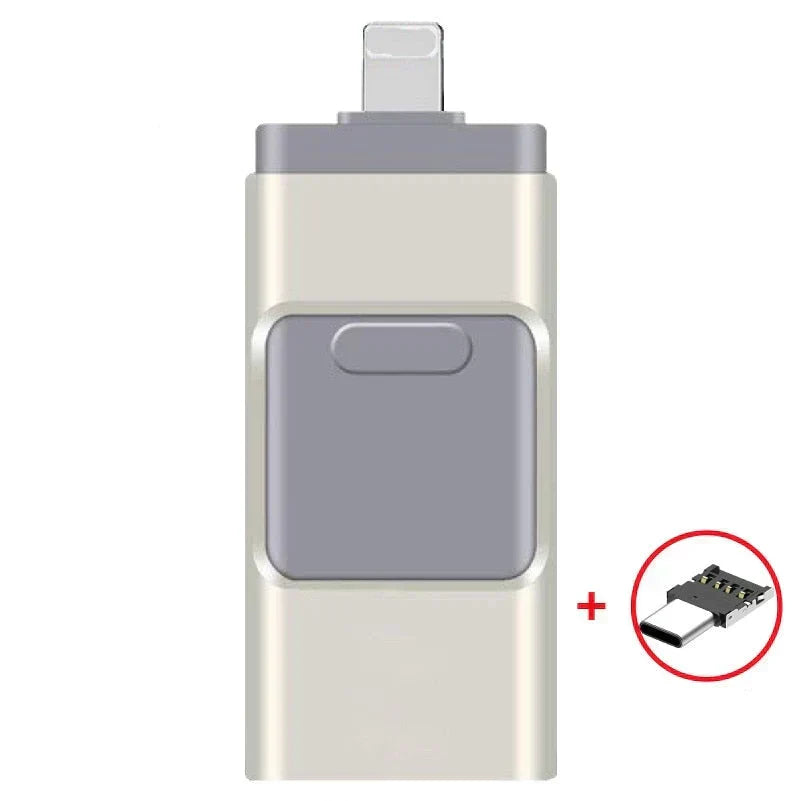 4-in-1 FlashDrive™ - Erweitern Sie Ihre Speicherkapazität im Handumdrehen und nehmen Sie Ihre Dateien überallhin mit
