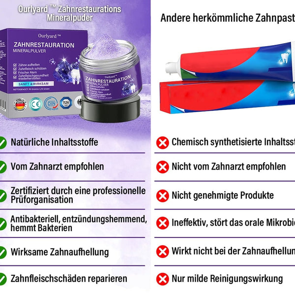 Mineralpulver für Zahnpflege | Zähne Stärken & Schützen | SmileSchutz
