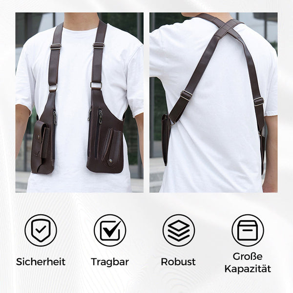 Diebstahlsichere Umhängetasche mit verstecktem Design | Kompakte Anti-Diebstahl Tasche für Reisen & Alltag | Sicher & Praktisch