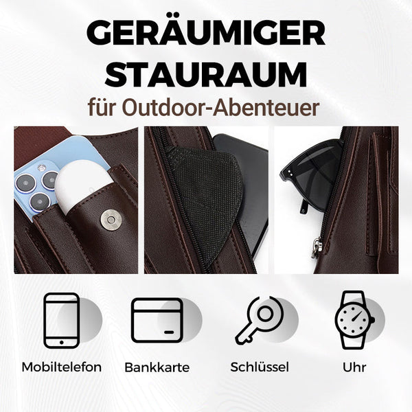 Diebstahlsichere Umhängetasche mit verstecktem Design | Kompakte Anti-Diebstahl Tasche für Reisen & Alltag | Sicher & Praktisch