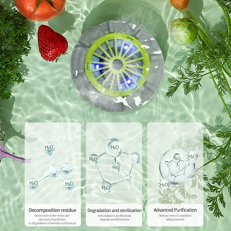 FreshSwirl™ | Leistungsstarke Wirbelreinigung für sicheres, pestizidfreies Obst und Gemüse