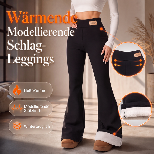 SchlagWärme™ Gefütterte Schlagleggings für Damen