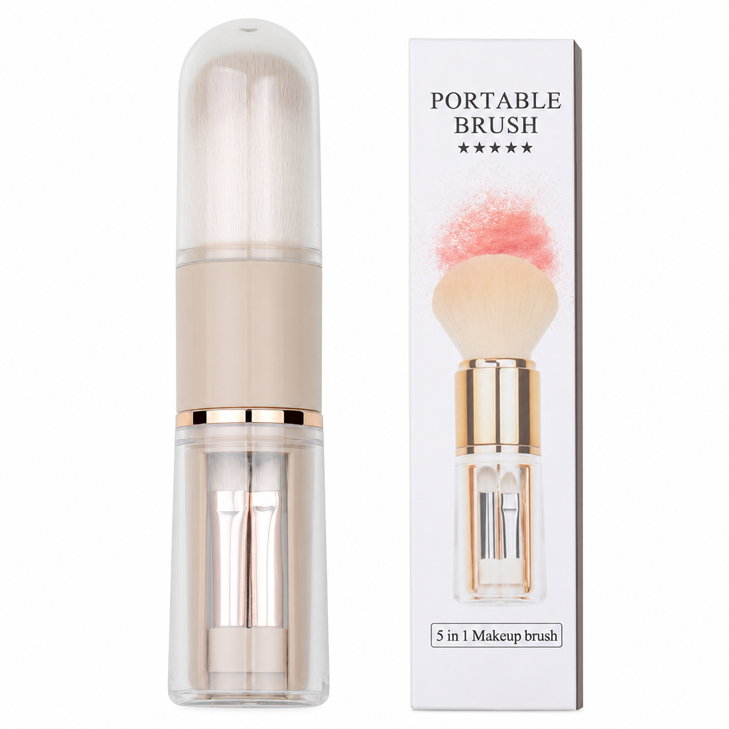 CosmeKapsel™ 5-in-1 Reiseluft Pinsel-Set
