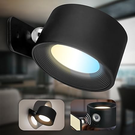 LED Lampe | Lampe mit Bewegungsmelder | Kabellose Lampe | Strahl360