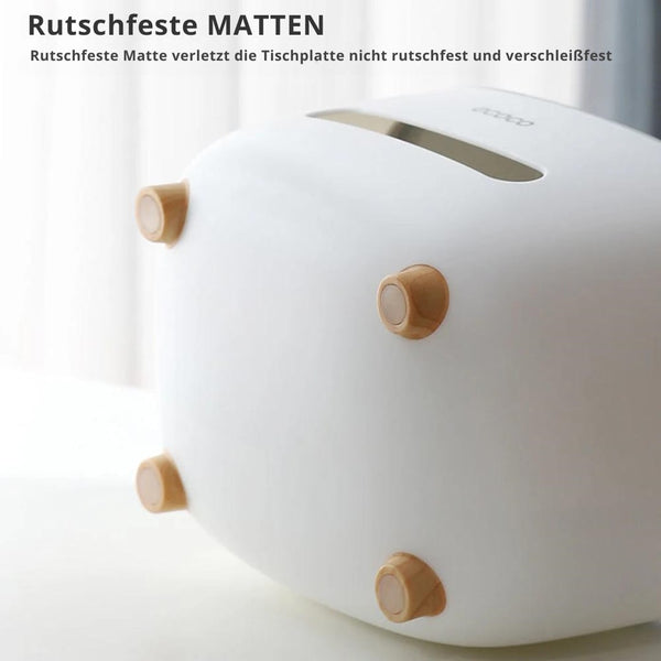 Aufbewahrungsbox | Taschentuchbox mit Deckel & Handyhalter | TidyBox