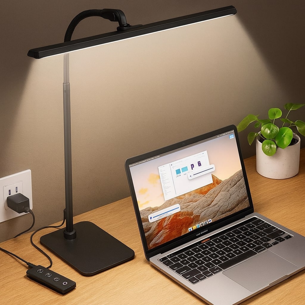 Schreibtischlampe | Dimm­bare LED Tischlampe | TischStrahl