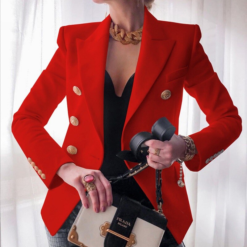 Damen Blazer aus Baumwolle-Mix | Leicht tailliert & vielseitig kombinierbar | Eleganter Freizeit- & Business-Look