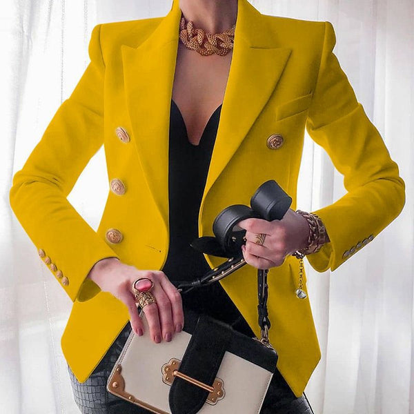 Damen Blazer aus Baumwolle-Mix | Leicht tailliert & vielseitig kombinierbar | Eleganter Freizeit- & Business-Look