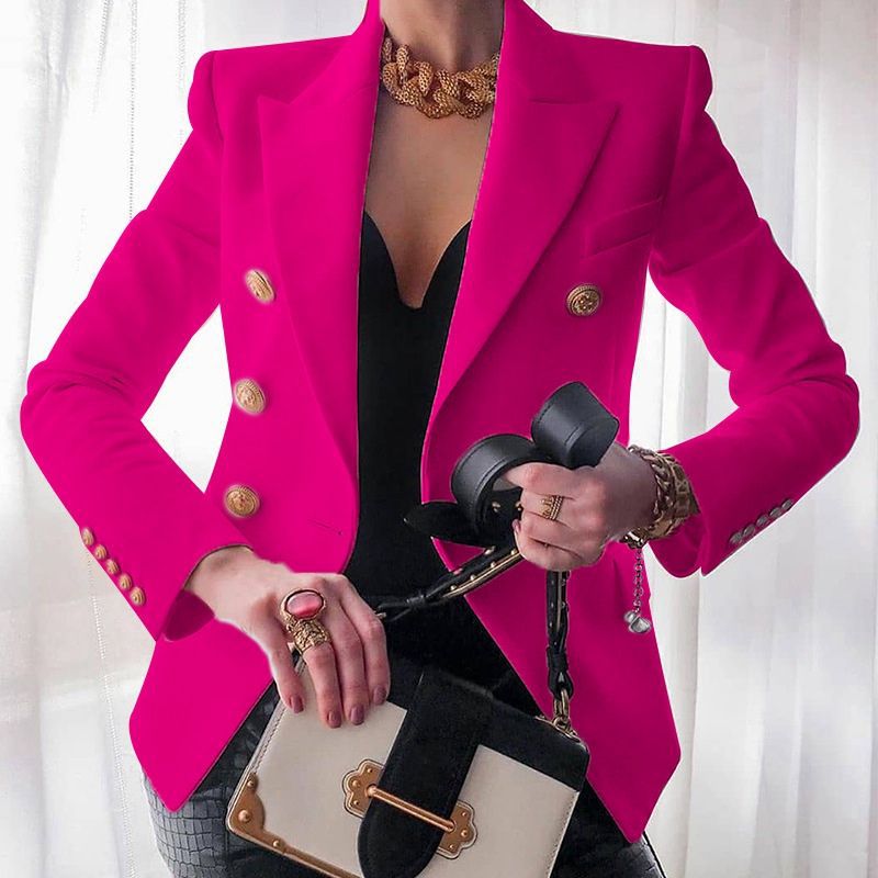 Damen Blazer aus Baumwolle-Mix | Leicht tailliert & vielseitig kombinierbar | Eleganter Freizeit- & Business-Look