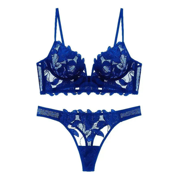 Französisches Dessous-Set elegant & verführerisch | Spitzen Lingerie Set Damen | komfortabel & stilvoll | EU Größen