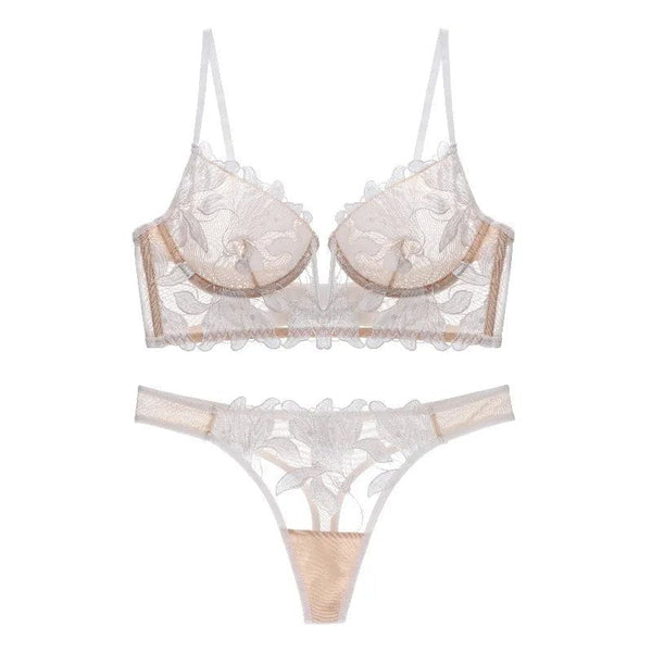 Französisches Dessous-Set elegant & verführerisch | Spitzen Lingerie Set Damen | komfortabel & stilvoll | EU Größen