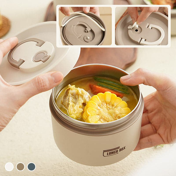 Thermo Lunchdose | Thermobehälter für Essen | WarmBox