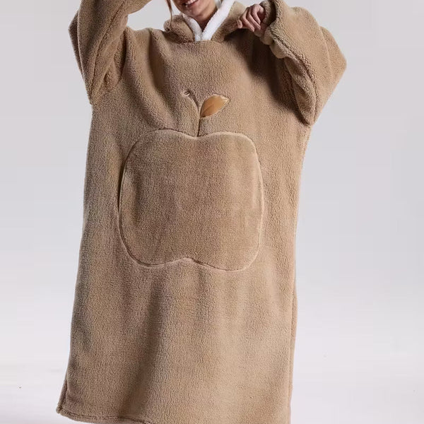 Hoodie Decke | Decke mit Ärmeln | Tragbarer Decken Pullover | WärmeHood
