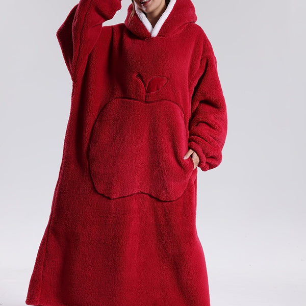 Hoodie Decke | Decke mit Ärmeln | Tragbarer Decken Pullover | WärmeHood