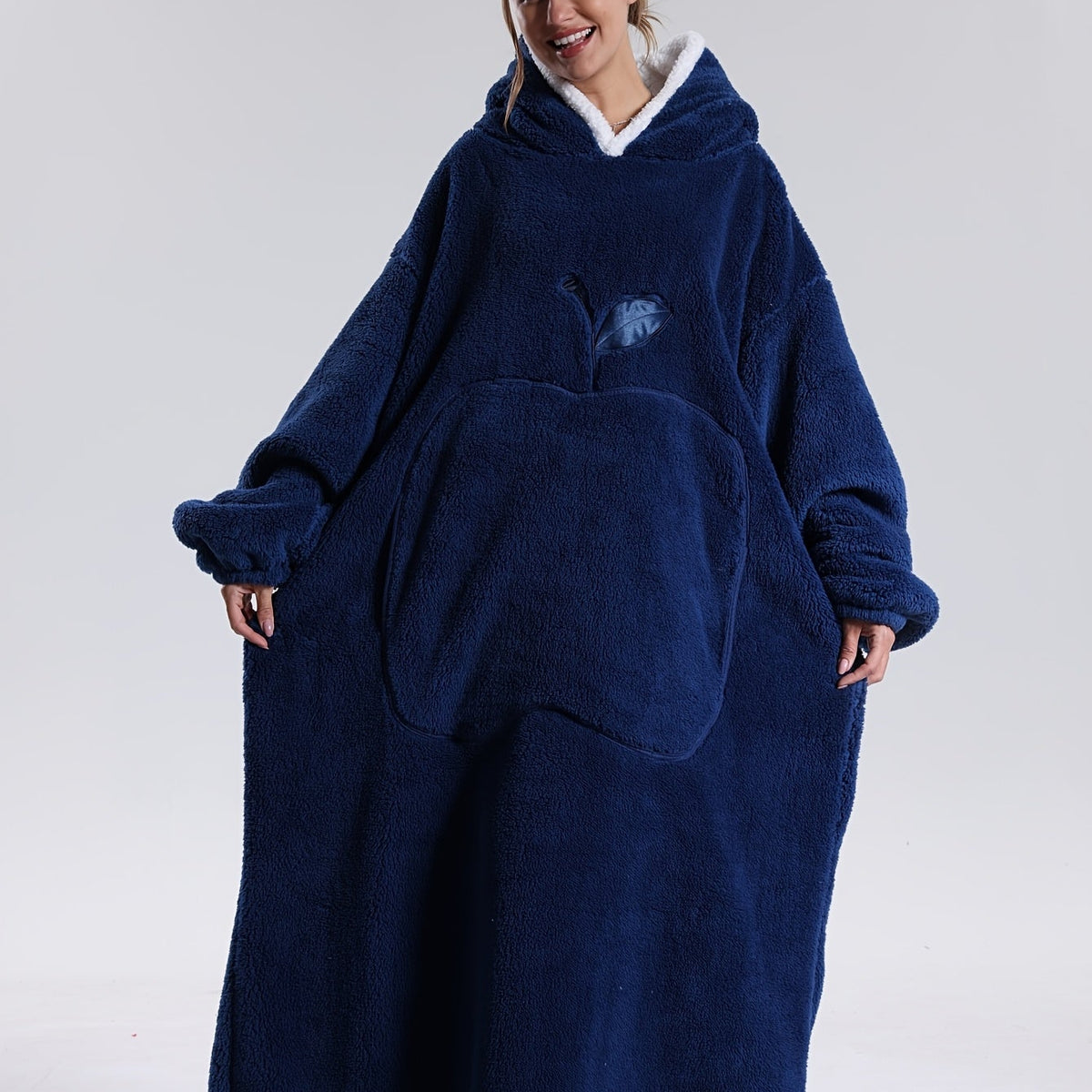 Hoodie Decke | Decke mit Ärmeln | Tragbarer Decken Pullover | WärmeHood