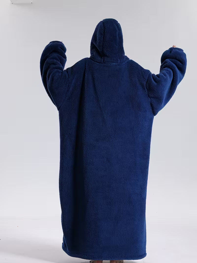Hoodie Decke | Decke mit Ärmeln | Tragbarer Decken Pullover | WärmeHood