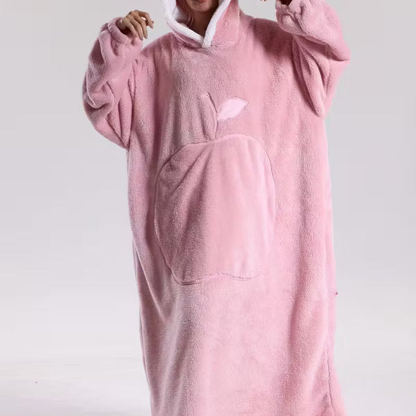 Hoodie Decke | Decke mit Ärmeln | Tragbarer Decken Pullover | WärmeHood
