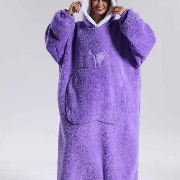 Hoodie Decke | Decke mit Ärmeln | Tragbarer Decken Pullover | WärmeHood