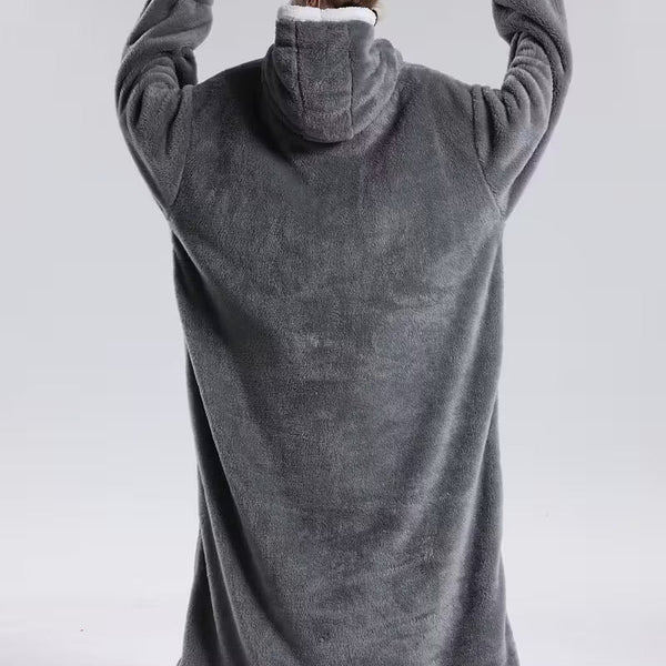 Hoodie Decke | Decke mit Ärmeln | Tragbarer Decken Pullover | WärmeHood