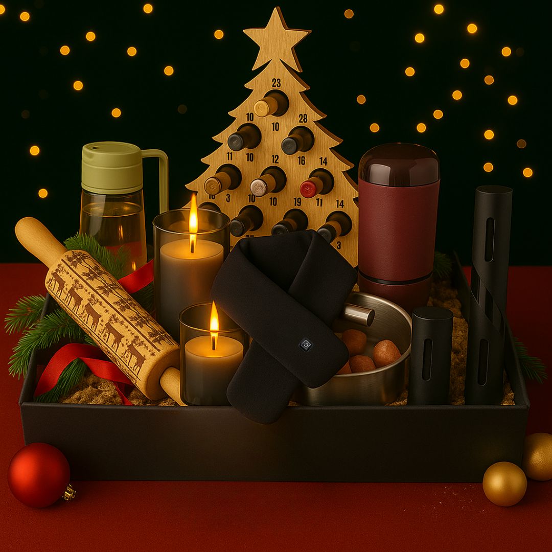 Weihnachtsgeschenk für Mitarbeiter, Männer, Freunden, Familie oder Kunden | Weihnachtspaket